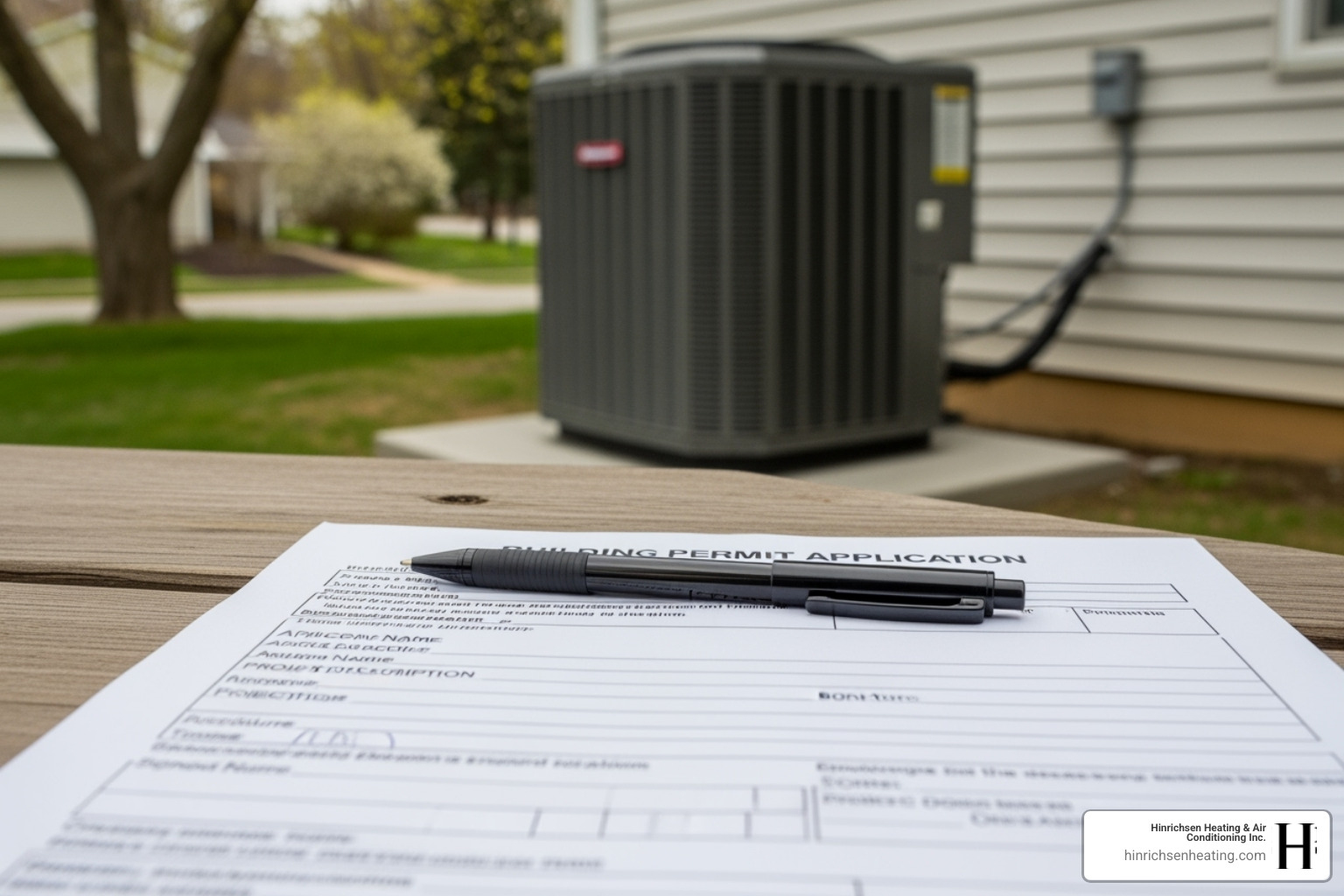 ac installation permit service bloomington il