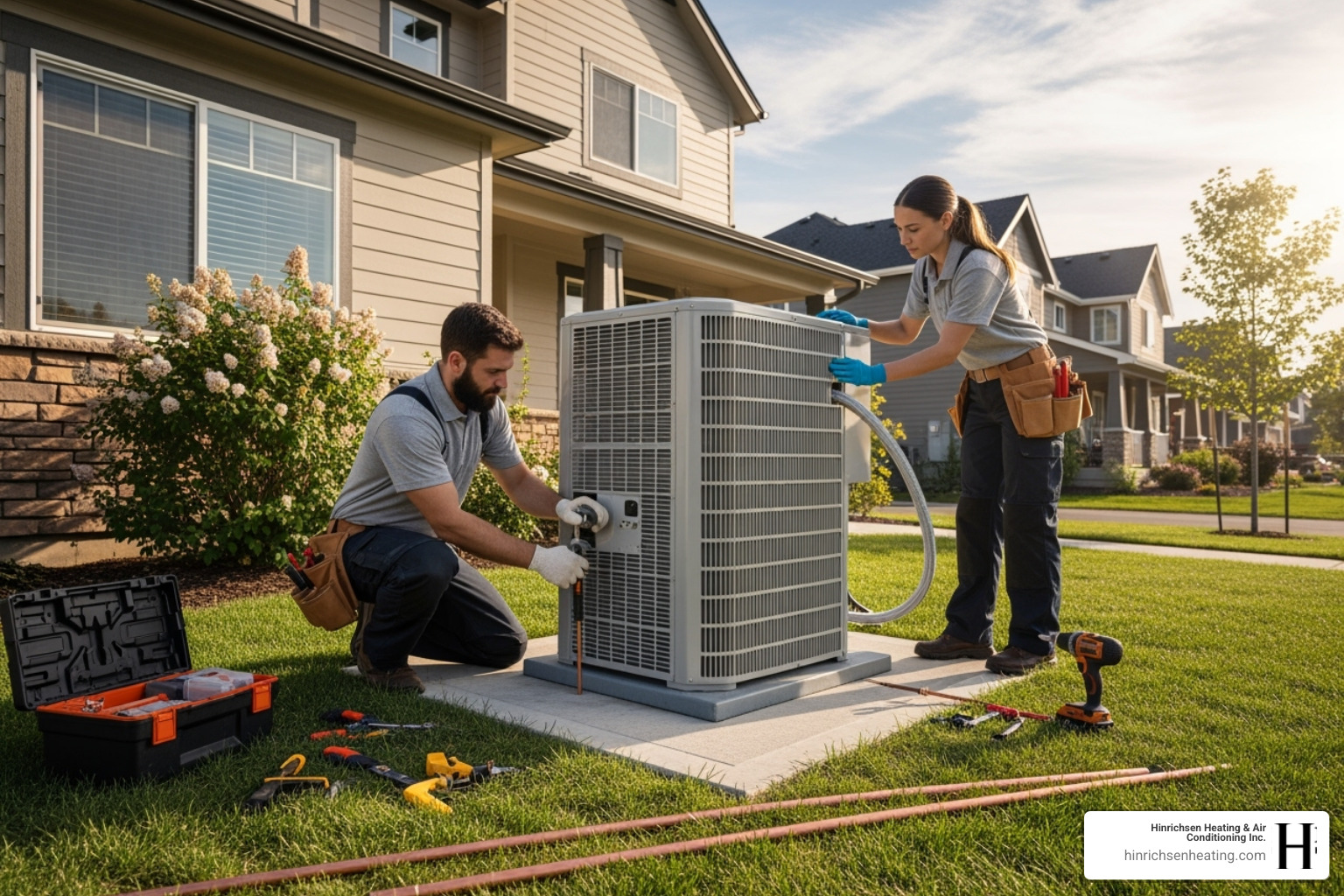 new ac unit installation bloomington il